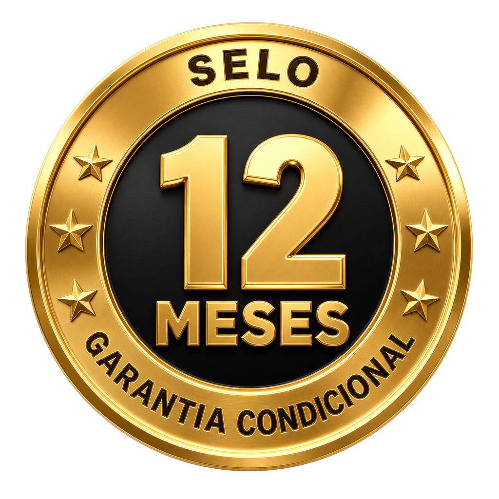 Selo de 12 meses de garantia