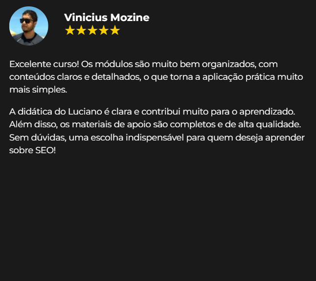 Depoimento Vinicius Mozine